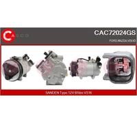 CASCO SRL Compresor, aire acondicionado para VOLVO: V50, S40 & FORD: Focus, C-Max & MAZDA: 3 (Ref: CAC72024GS)