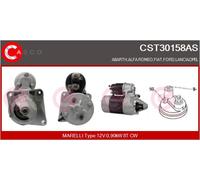 CASCO Starter 0.90 Kw Apto para Fiat 500 1.2 1.4 Ford Ka Giulietta CST30158AS