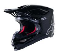 Alpinestars Supertech S-M10 Solid, casco de motocross L male Negro