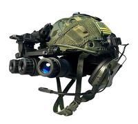 Casco Táctico EMR Fast, Casco Militar de Airsoft 7 en 1, con Luces de Comunicación y Señalización, para Paintball, Actividades al Aire Libre y Cosplay.