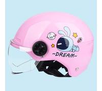 Casco Tipo Gorro Retro Para Niños De Motocicleta, De 2 A 8 Años, Perfil Bajo, Para Niños Y Niñas Pequeños, Homologado Por La ECE, Casco Abierto Tipo Calavera Para ATV, Scooter 4,48~58cm