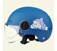 Casco Tipo Gorro Retro Para Niños De Motocicleta, De 2 A 8 Años, Perfil Bajo, Para Niños Y Niñas Pequeños, Homologado Por La ECE, Casco Abierto Tipo Calavera Para ATV, Scooter 10,48~58cm