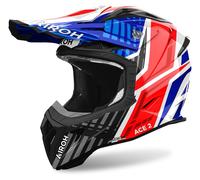 Casco Todoterreno Airoh AVIATOR ACE 2 PROUD Blue/Red Gloss