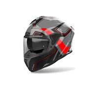 Airoh Spark 2 Dart Casco, negro-gris-rojo, tamaño L para Hombres