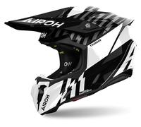Casco Todoterreno Airoh TWIST 3 THUNDER Black/White Gloss