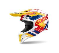 Casco Todoterreno Airoh WRAAAP 6DAYS SPAIN 2024 Gloss
