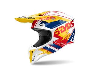 Casco Todoterreno Airoh WRAAAP 6DAYS SPAIN 2024 Gloss