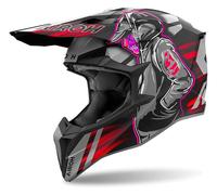 Casco Todoterreno Airoh WRAAAP CYBER Red Matt