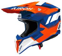 Casco Todoterreno Airoh WRAAAP VISION Orange/Blue Gloss