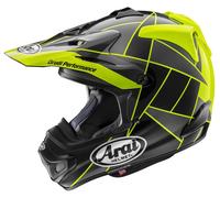 Arai MX-V Evo Peak Casco de motocross, amarillo, Talla XL (61/62)