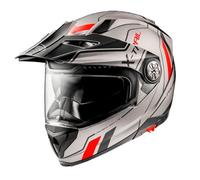 casco trail modular premier xtrail evo xt 17 bm - gris / rojo XS
