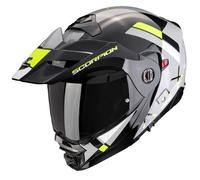 casco trail modular scorpion adx-2 galane - negro / gris / amarillo S