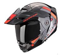 casco trail modular scorpion adx-2 lewis - negro / rojo XXL