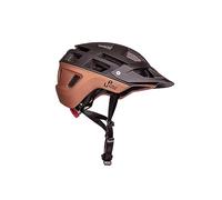 Casco Urban Prime PRO, Casco Protector con Luces y Visera, Bicicleta Unisex Adulto, E-Bike y Patinete Eléctrico, Negro, Bronce, M