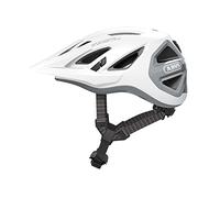 Casco urbano ABUS Urban-I 3.0 ACE - Casco de bicicleta deportivo con luz trasera LED, visera extendida y cierre magnético - Para hombre y mujer