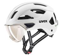 Casco urbano de bicicleta Uvex STRIDE VISOR (BLANCO MATE)