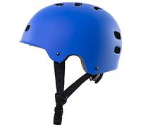 Casco Urbano para Patinete Ajustable con Rueda. Homologado CE, EN-1078 (Large, Azul)