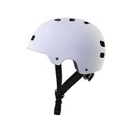 Casco Urbano para Patinete Ajustable con Rueda. Homologado CE, EN-1078 (Large, Blanco)