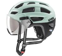 Casco urbano Uvex Finale VISOR (jade-negro mate)