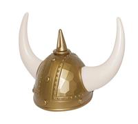 Casco Vikingo - ABS 64x20x28cm | Casco Vikingo Con Cuernos De PVC Para Hombres Y Mujeres | Accesorio De Disfraz De Sombrero Bárbaro De Guerrero Medieval Para Halloween, Fiestas De Cosplay Y Eventos Fe