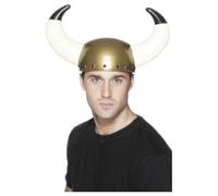 Casco Vikingo Hombre Noarse Disfraz Guerrero Accesorio Adulto + Cuernos