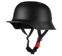 Cascos Abiertos Retro Medio Casco Moto Vintage, Casco Jet Mujer Hombres Adultos Aprobados Dot/ECE con Hebilla De Liberación Rápida Ajustable, Scooter Crucero Bicicleta 1,XL(61-62cm)