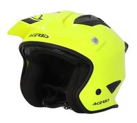 Cascos Acerbis Jet Aria Trial 2206 Amarillo Fluor Brillante Talla S