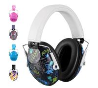 Cascos Antirruido para Niños 3-14 Años - SNR 28 dB; Protectores Auditivos Plegables y Ajustables; Orejeras Insonorizadas para Conciertos; Fuegos Artificiales, Estudio, Ideales para Autismo (RAP)