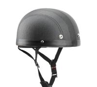 Cascos , Cascos Media Cara Scooter, Cascos para Moto, Cascos Retro para Hombre y Mujer, Cascos con Orejeras cálidas, Cascos con ala, Cascos de Moto Vintage