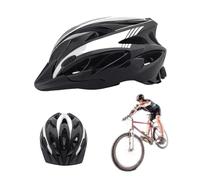 Cascos de Bicicleta,Cascos Ligeros para Bicicleta de montaña y Ciclismo de Carretera con luz LED | de Ajustables ultraligeros de Seguridad para Deportes al Aire Libre con rejil