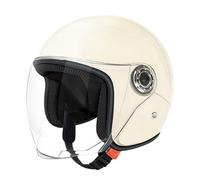 Cascos de moto | Casco de ciclomotor ďe media cara | Cascos integrales abatibles aprobados por DOT con visera doble Protector solar para adultos Hombres y mujeres Equipo đe protección transpirable con