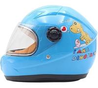 Cascos De Moto Casco Integrado Para Niños Casco Integral Certificación DOT/ECE Con Viseras, A Prueba De Viento Cálido Dibujos Animados Niño Niña Scooter Bicicleta Casco De Seguridad D