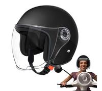 Cascos de seguridad para motocicletas: casco facial completo, equipo de protección para conducción, casco ligero para motocicleta | Casco de motocicleta aerodinámico con visera, cómodo casco de