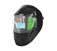 Cascos de soldadura - Cubierta facial de seguridad ajustable con energía solar con luz, máscara de soldadura | para construcción industrial, metal, hierro, acero, fabricación, taller, garaje