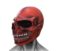 Cascos Ghost Skull - Máscara fantasma de Servicio - Halloween Esqueleto Máscara Llama - Cara de Motorcycle Los Aficionados deben Tener Una cabeza de fantasma decoración de pared para Hombres