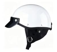 Cascos Half-Helmet Casco Abiertos De Moto Retro Homologado ECEDOT Medio Casco Motocicleta Jet Vintage para Hombres Y Mujeres Adultos Cascos De Ciclomotor Scooter B,XL:61-62CM