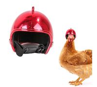 Cascos Henne - Cascos de conducción para mascotas, cascos de loro divertidos Chicken Bare Hat Headgear Cascos | Trajes Accesorios para pollo servogel Sittich Sunny o Rainy Days