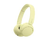 SONY Auriculares de Diadema inalámbricos Bluetooth WH-CH520, Sonido, diseño Ligero, 50 h de batería, Carga rápida, Ecualizador, Llamadas nítidas, iOS y Android - Amarillo