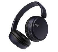Cascos Inalámbricos de Diadema JVC - Auriculares con Bluetooth 5.2, Micrófono, 35h de Batería, 3 Modos de Sonido y Ecualizador. Ligeros, Graves potentes y diseño Ajustable, JVC HA-Z37W-A (Azul)