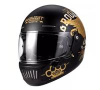 Cascos Integrales De Motocicleta Homologado ECEDOT Casco Integral Moto Retro con Visera Cascos De Motocross Forro Extraíble para Facilitar La Limpieza para Hombres Y Mujeres
