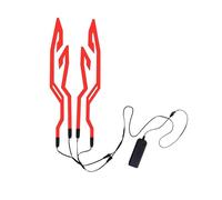 Cascos ligeros de bicicleta - Elegant Versatile Moto 3 modos de encendido, Stylish, para la señal de conducción, noche pegatina luminosa para montar la | Multiusos Outdoor Indoor Utility