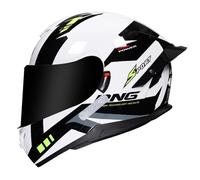 Cascos Modulares De Moto, Casco Moto Integrado Abatible ECE Homologado Con Visera Solar Doble Forro Extraíble Para Mujeres Hombres 22,L/(59~60cm)