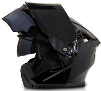 Cascos Moto Retro Abierto, Casco Jet Moto Hombre Casco de Motocicleta Estilo alemán, Homologado ECE Cascos Ciclomotor Casco Scooter con Doble Visera Hombre Mujer Cascos Motocross 5,2XL=63-64cm