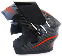 Cascos Moto Retro Abierto, Casco Jet Moto Hombre Casco de Motocicleta Estilo alemán, Homologado ECE Cascos Ciclomotor Casco Scooter con Doble Visera Hombre Mujer Cascos Motocross 1,L=59-60cm
