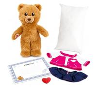 Casdon Build-A-Bear Mini Bear Friend & Outfit, 9 Pulgadas | Amigos tiernos listos para rellenar con trajes y accesorios para un juego creativo de Build-A-Bear. Adecuado para niños a
