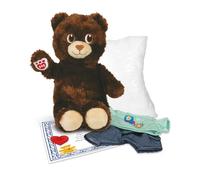 Casdon Build-A-Bear Workshop Surtido de osos Furtastic y atuendos | Oso de peluche a juego y traje para niños a partir de 3 años | Listo para llenar | Relleno, corazón y certificado también