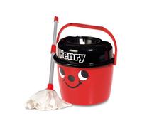 Casdon Henry Mop & Bucket Toy Cleaning Set For Children Aged 3+, Features Henry’s Cheeky Face For Lots of Cleaning Fun!