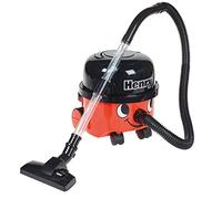 Casdon Juguetes Henry and Hetty. Aspiradora Henry. Aspiradora de juguete roja que funciona de verdad con Accesorios. Set de Limpieza Infantil. Edad: 3+ años