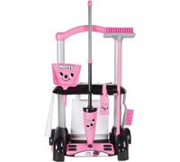 Casdon Juguetes Henry & Hetty - Carrito de Limpieza Hetty - Set Rosa Inspirado en Hetty con Fregona, Cepillos, Recogedor y Accesorios - Carrito de Limpieza para Niños - Edad: 3+ años