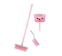 Set de cepillos Casdon Hetty, Juguetes de limpieza de colores para niños a partir de 3 años, Fomenta el aprendizaje y los juegos de simulación, Escoba, cepillo y recogedor incluidos